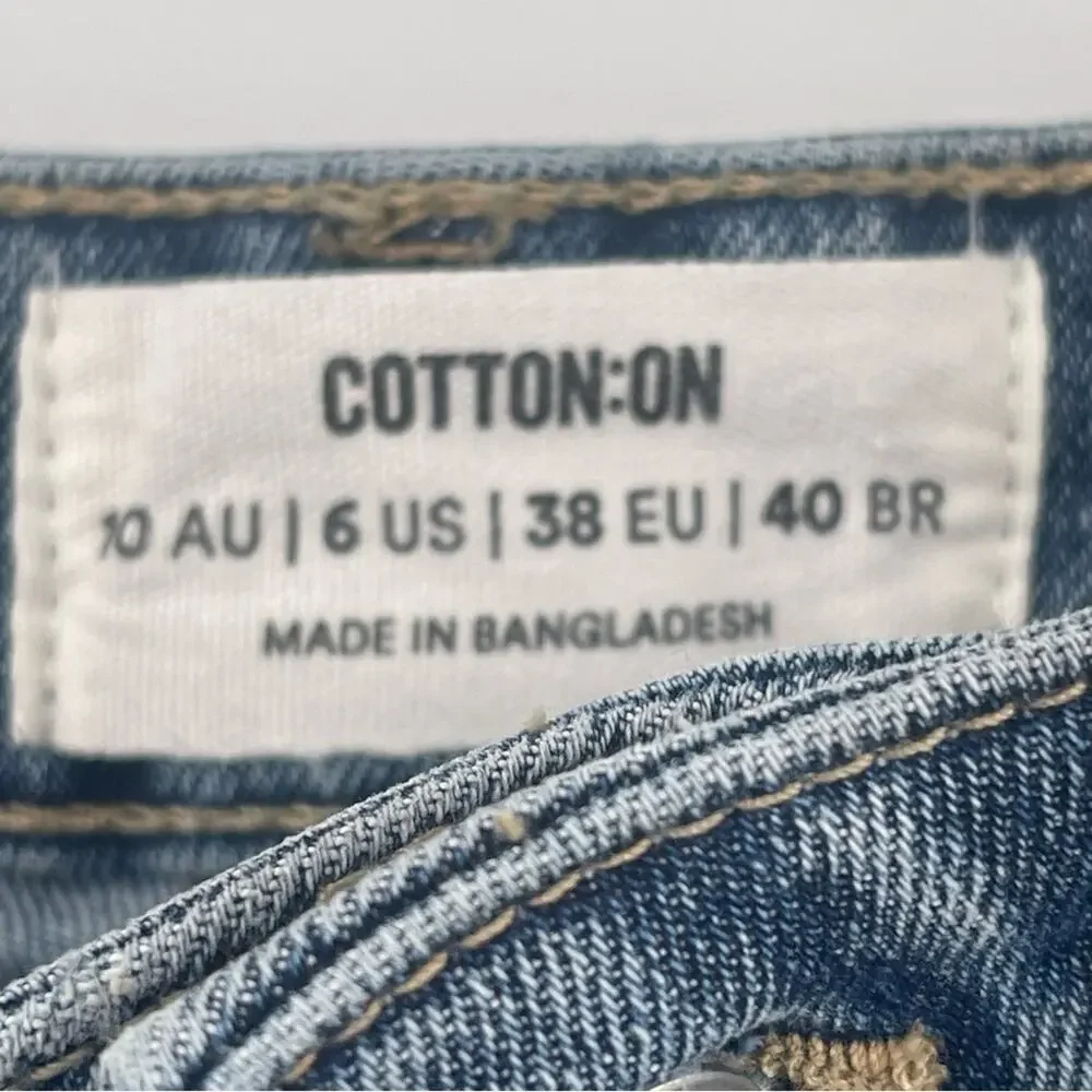COTTON ON Denim Jean Skirt - size 4